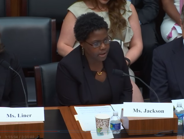 AFR's Amanda Jackson testifies before the House Financial Services Committee